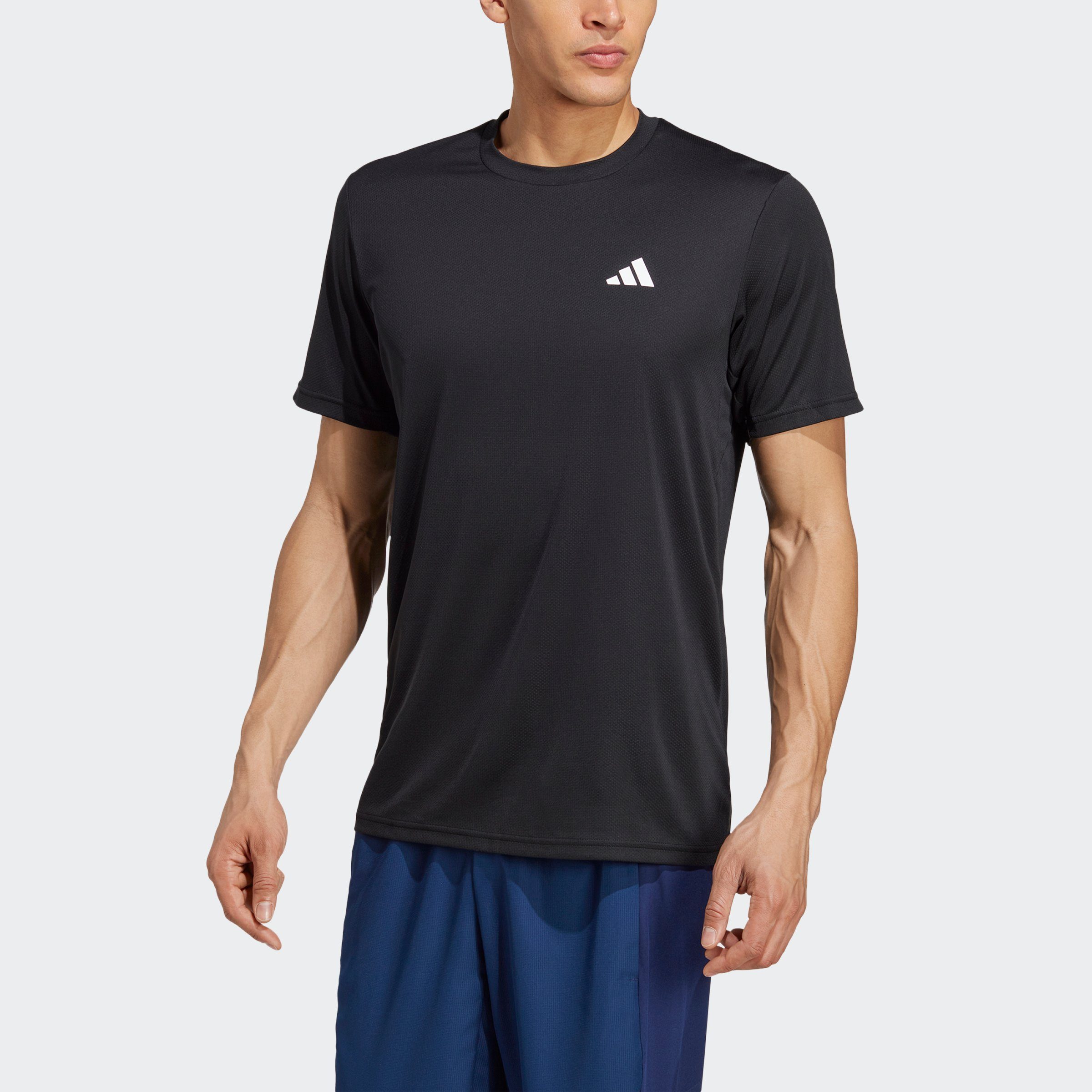 adidas Performance T-Shirt TRAIN ESSENTIALS TRAINING Black / White