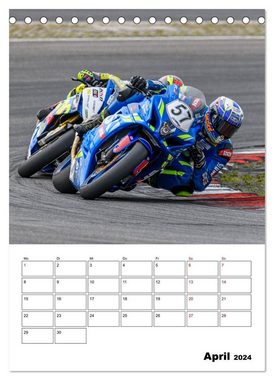 CALVENDO Wandkalender SuperBikes (Tischkalender 2024 DIN A5 hoch), CALVENDO Monatskalender