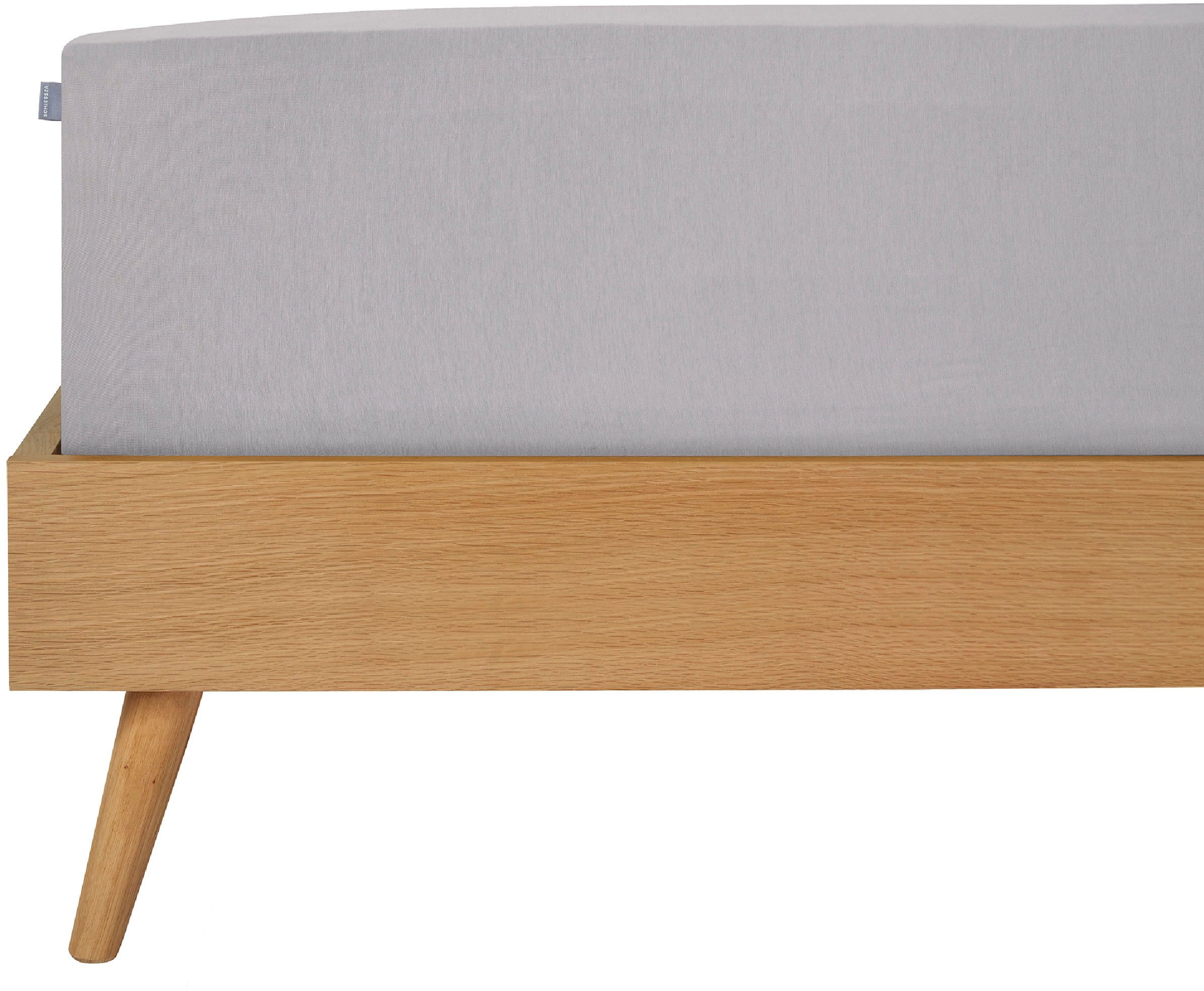 Schiesser Spannbettlaken Elli aus 97% Baumwolle und 3% Elasthan, 160 g/m², günstig online kaufen