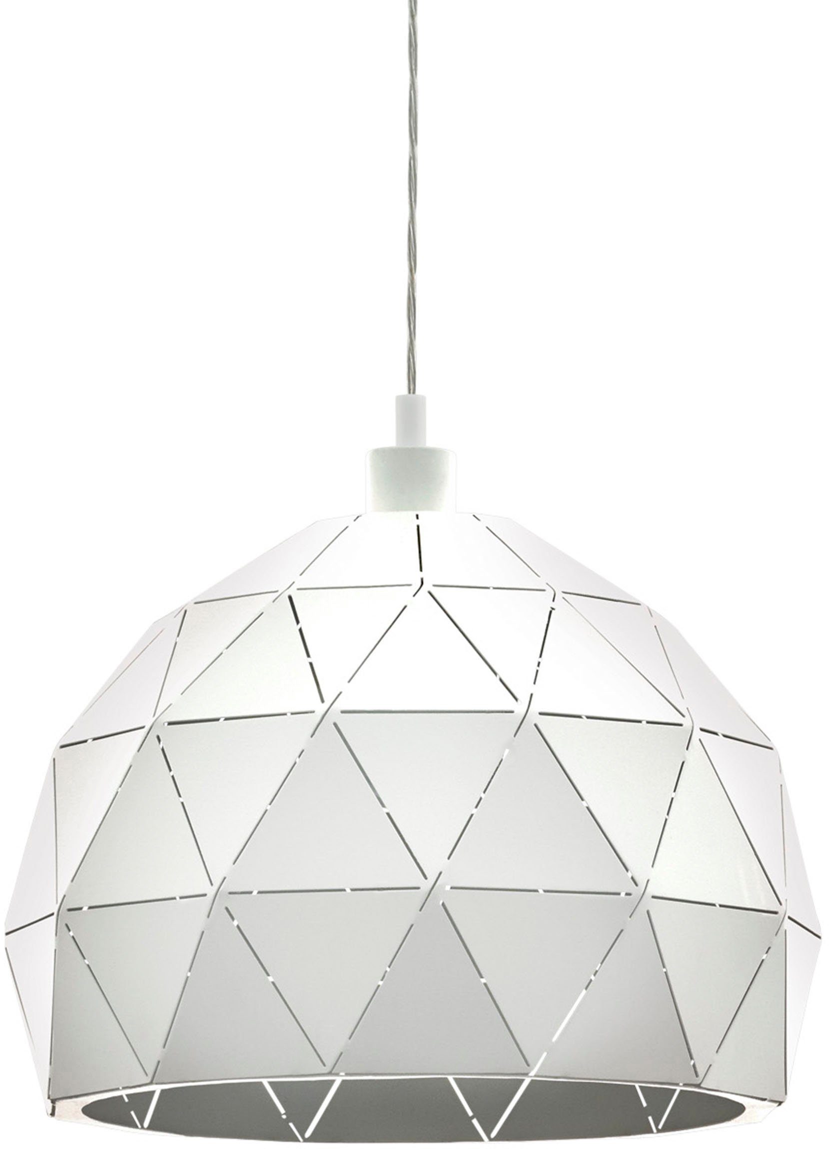 EGLO Hängeleuchte ROCCAFORTE, Dimmfunktion, ohne Leuchtmittel, Hängeleuchte - H110 x Ø40 cm - 1X60W exkl.