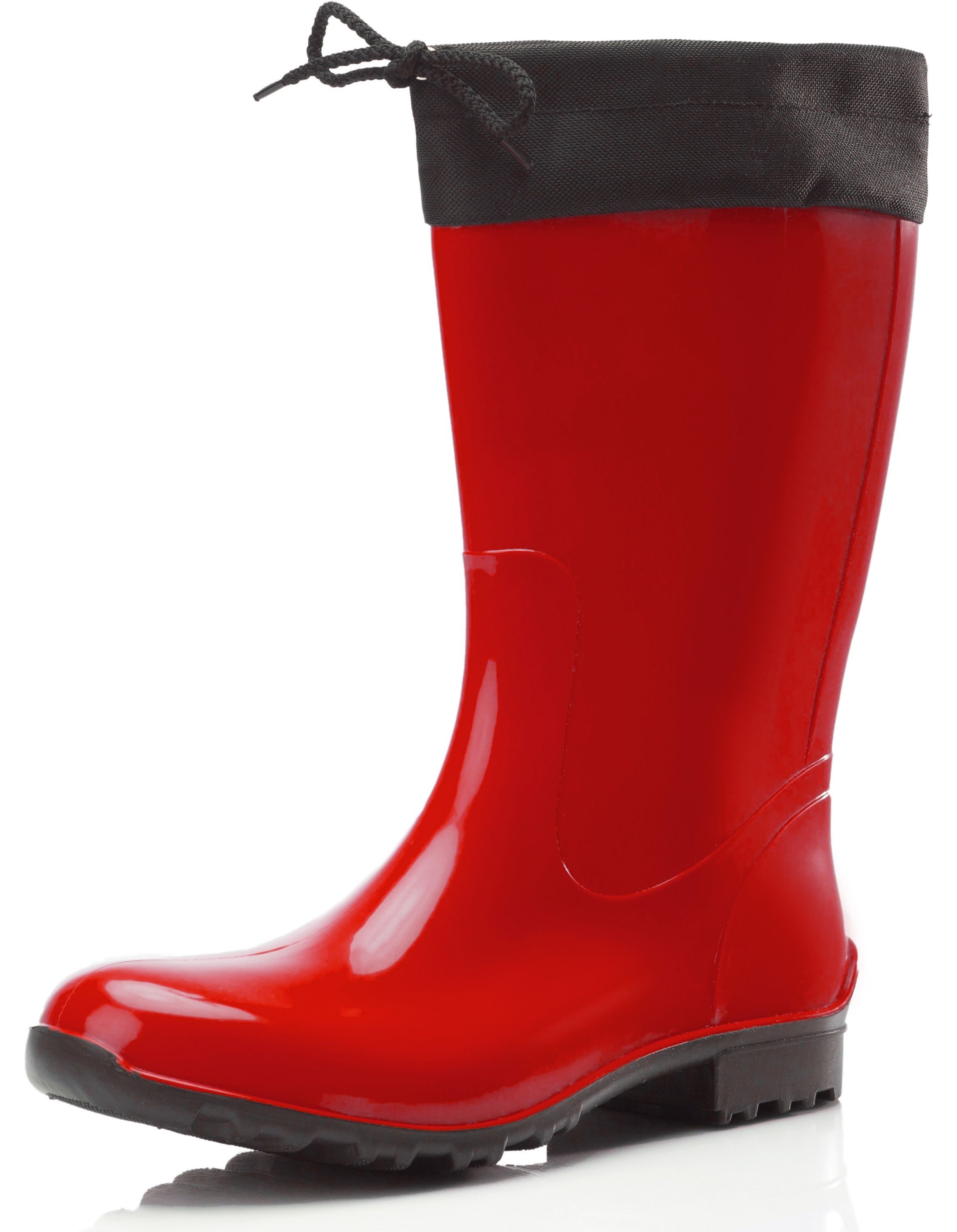 Damen Gummistiefel mit Stulpe LA-968 Gummistiefel