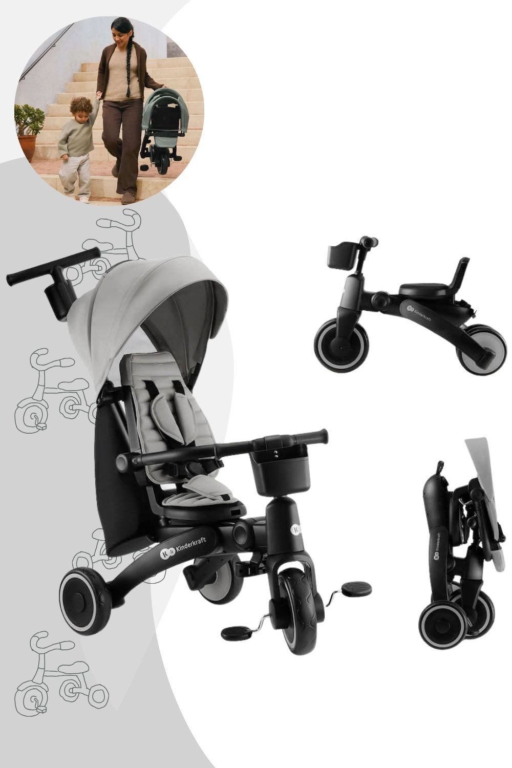 Kinderkraft Dreirad günstig online kaufen