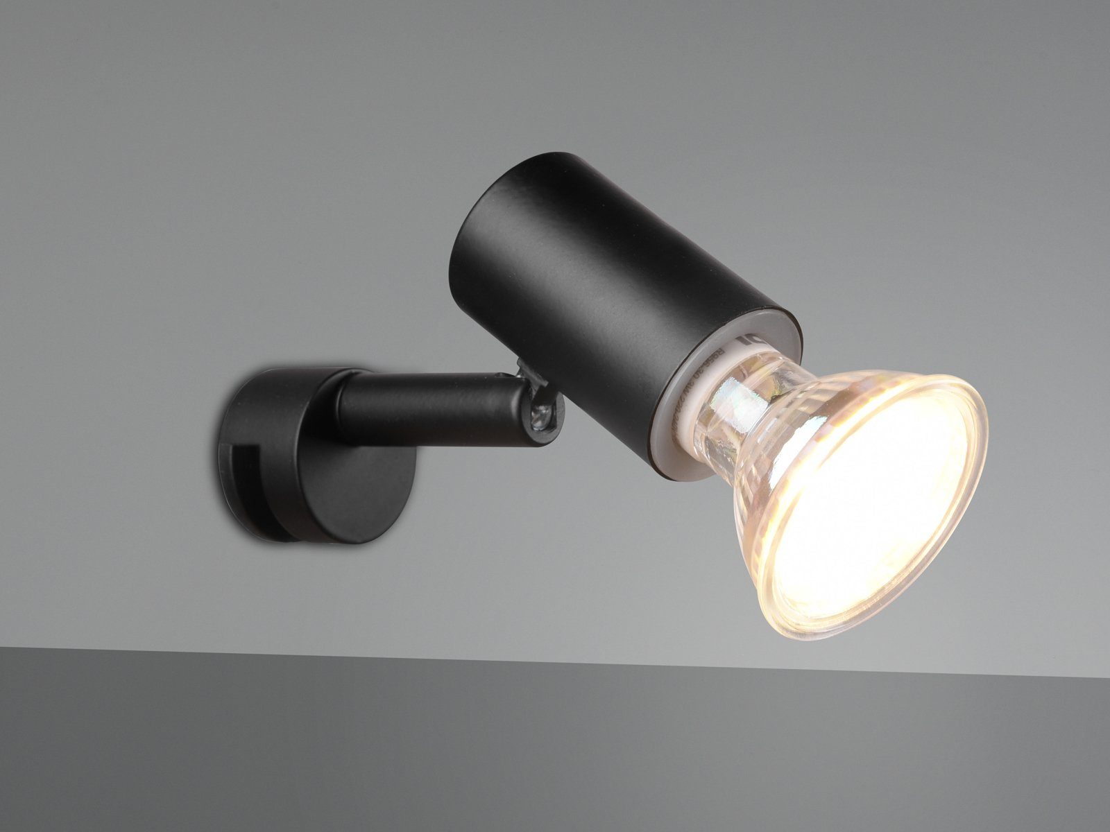 TRIO Leuchten Spiegelleuchte, Dimmfunktion, LED wechselbar, Warmweiß, Badezimmerlampen Spiegel-schrank Gäste WC Spiegelklemmleuchte Höhe 5cm