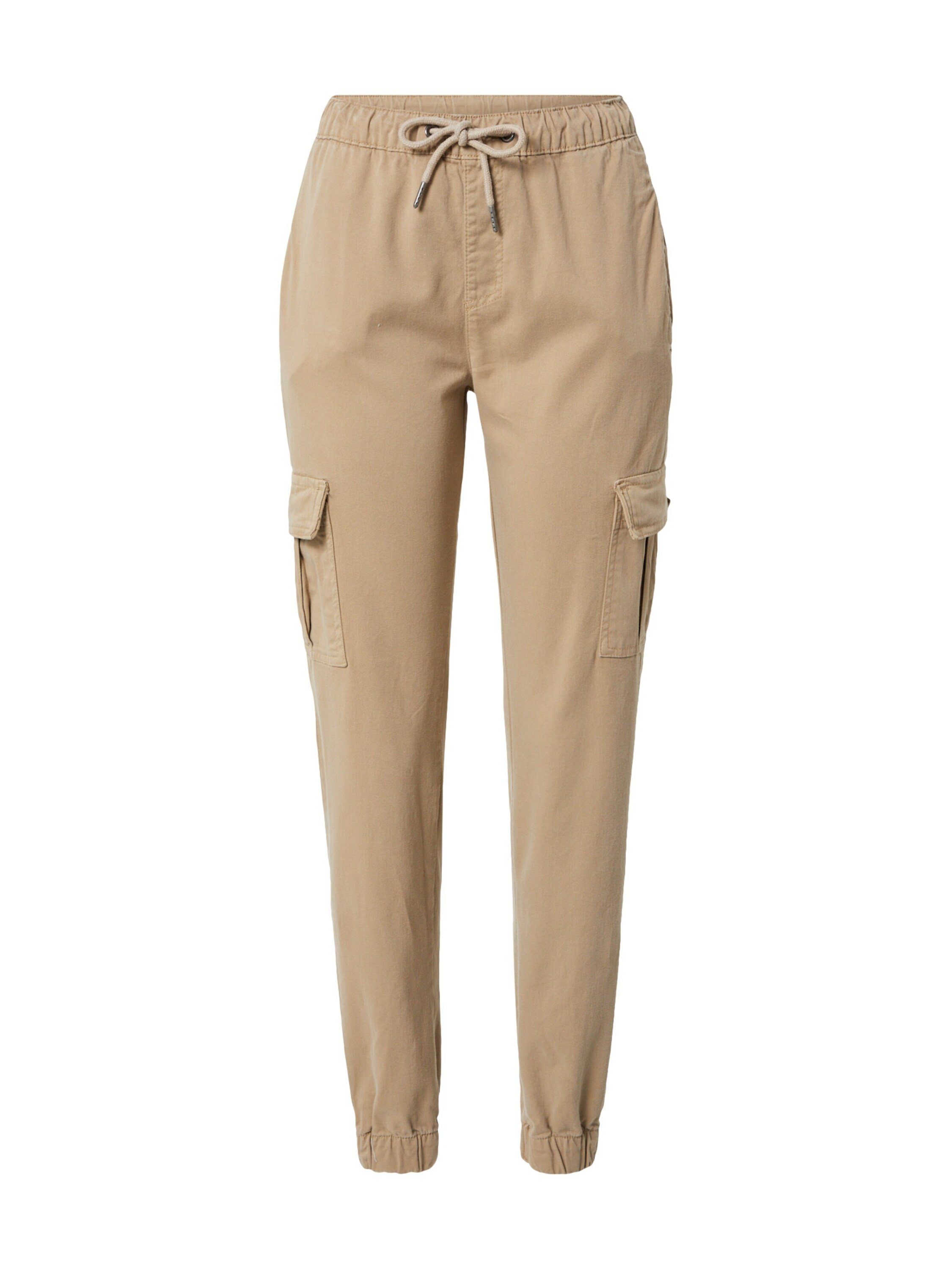 Cargo Damen Ladies CLASSICS Pants Comfort Waist High Seitliche Jogging URBAN Eingrifftaschen (1-tlg), Stoffhose