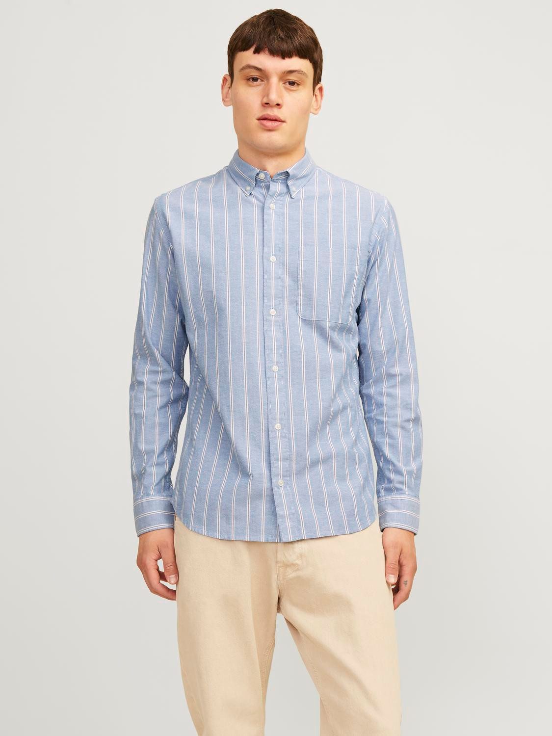 Jack & Jones Langarmhemd JPRBROOK OXFORD günstig online kaufen