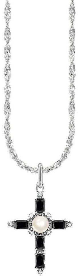 THOMAS SABO Kette mit Anhänger Cross Ro... THOMAS SABO Kette mit Anhänger Cross Ro...
