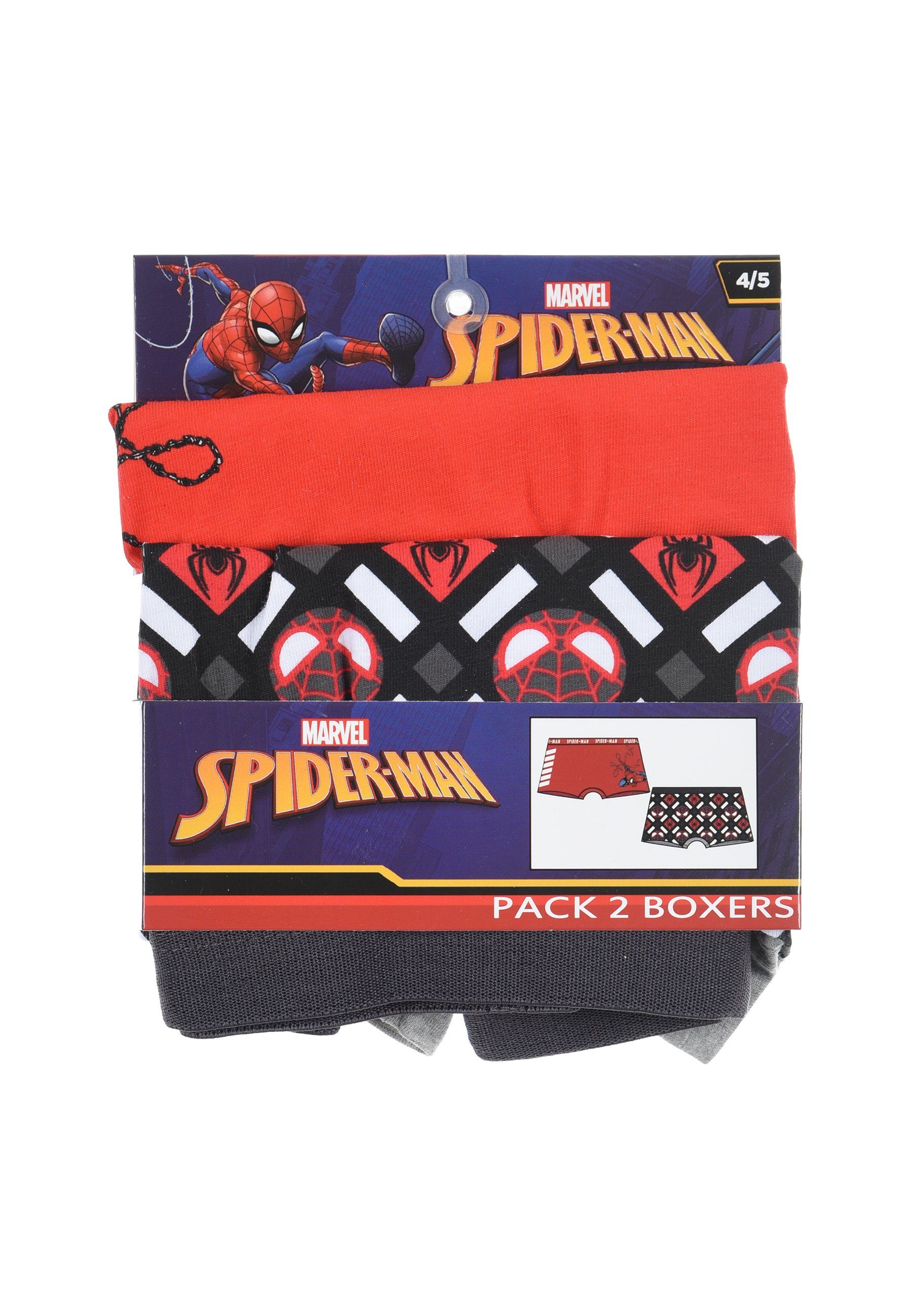 Spiderman Boxershorts Kinder Jungen Unterhosen (2-St) Pants