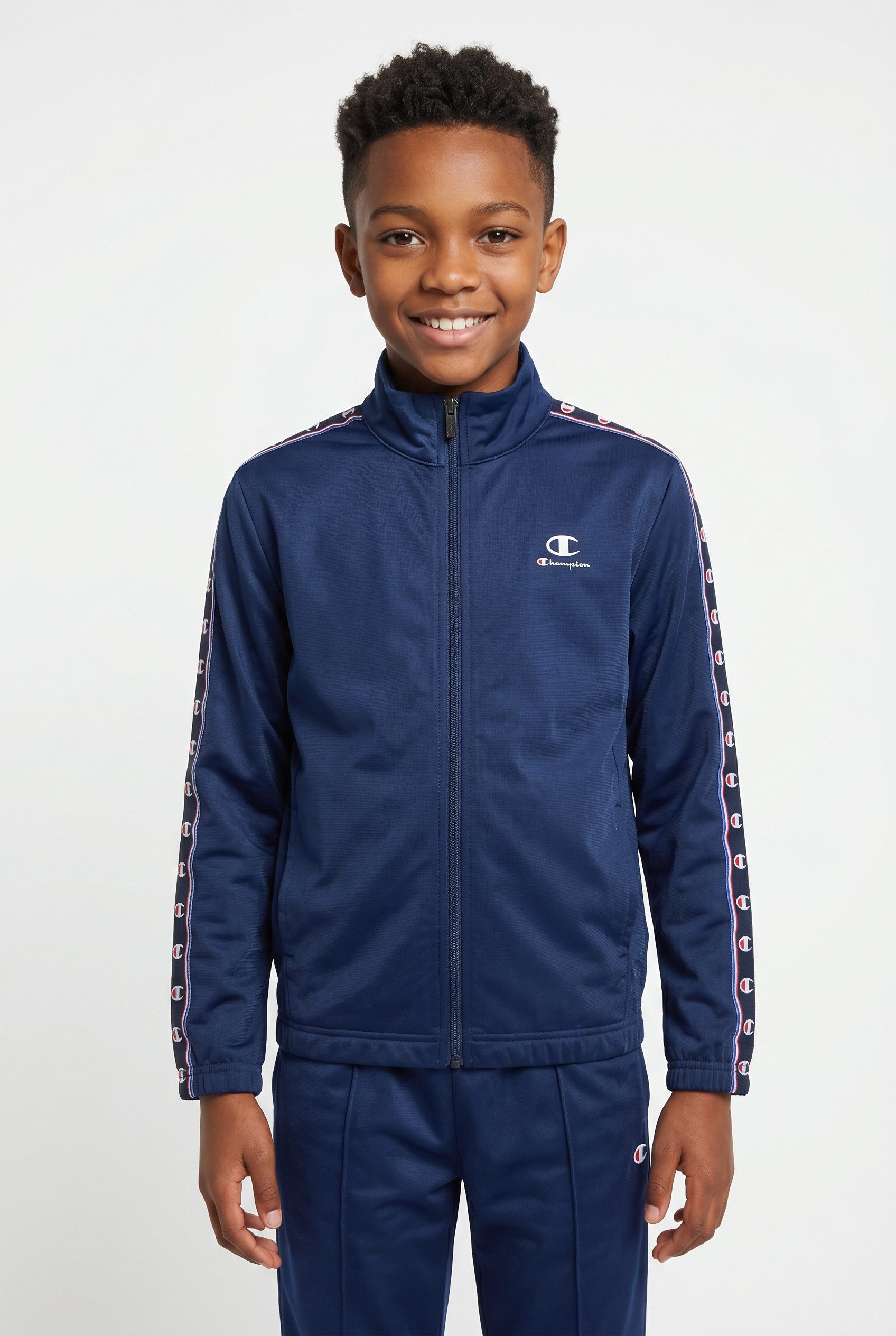Champion Trainingsanzug SPORT INSPIRED tracksuit with tape (2-tlg), zweiteiliges Set, mit komfortabler Passform, aus Polyester