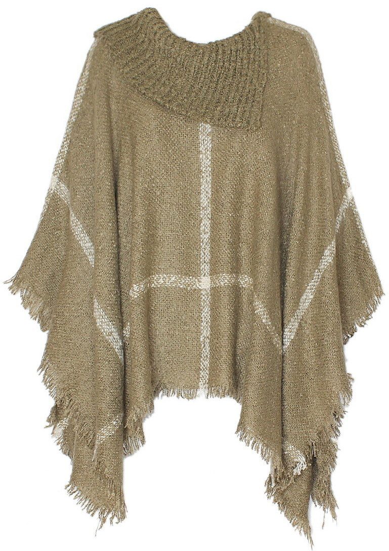dy_mode Strickponcho Damen Strickponcho – Warmer günstig online kaufen
