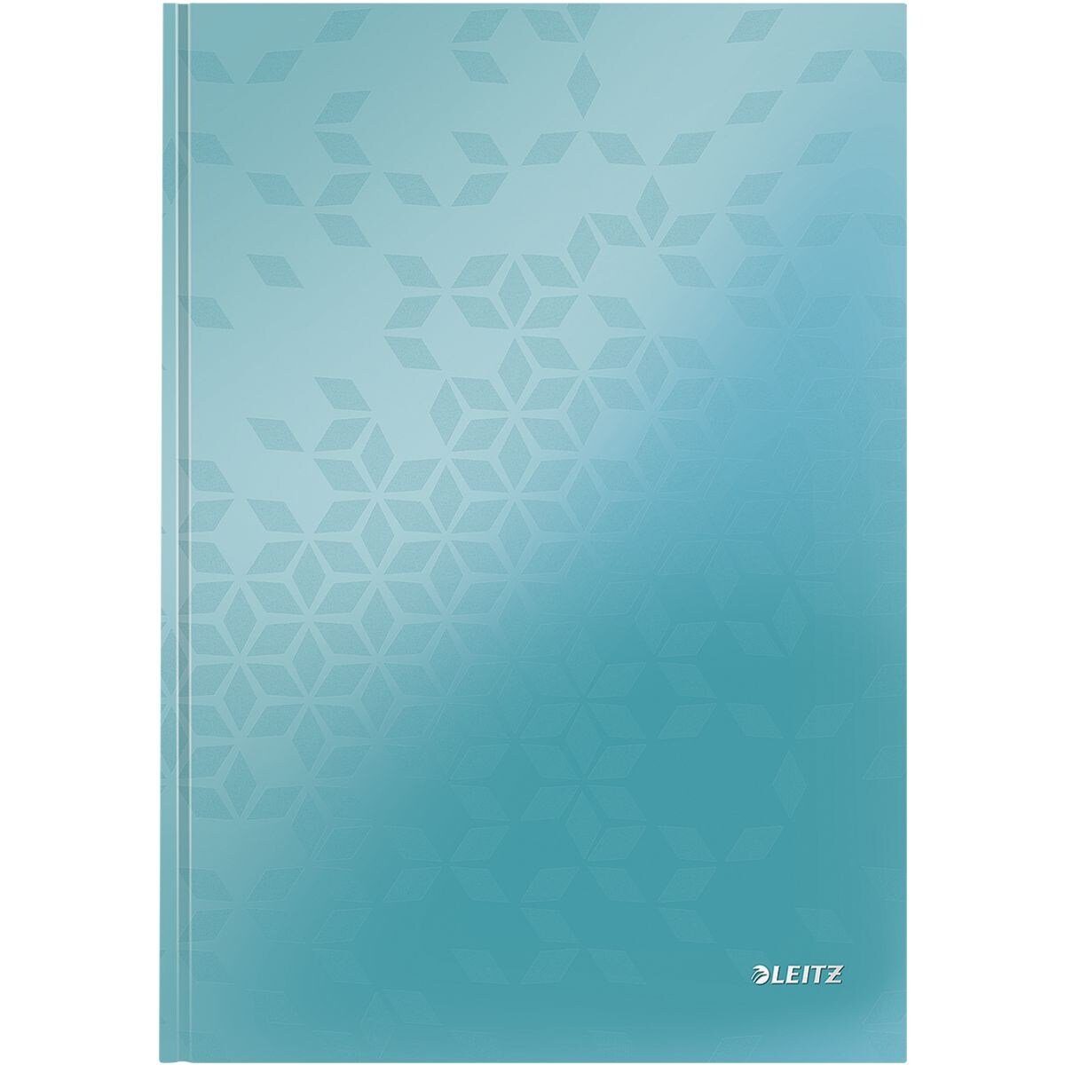 Betreff- Linierung mit Notizbuch LEITZ mit und Datumsbereich metallic WOW, eisblau umrahmter