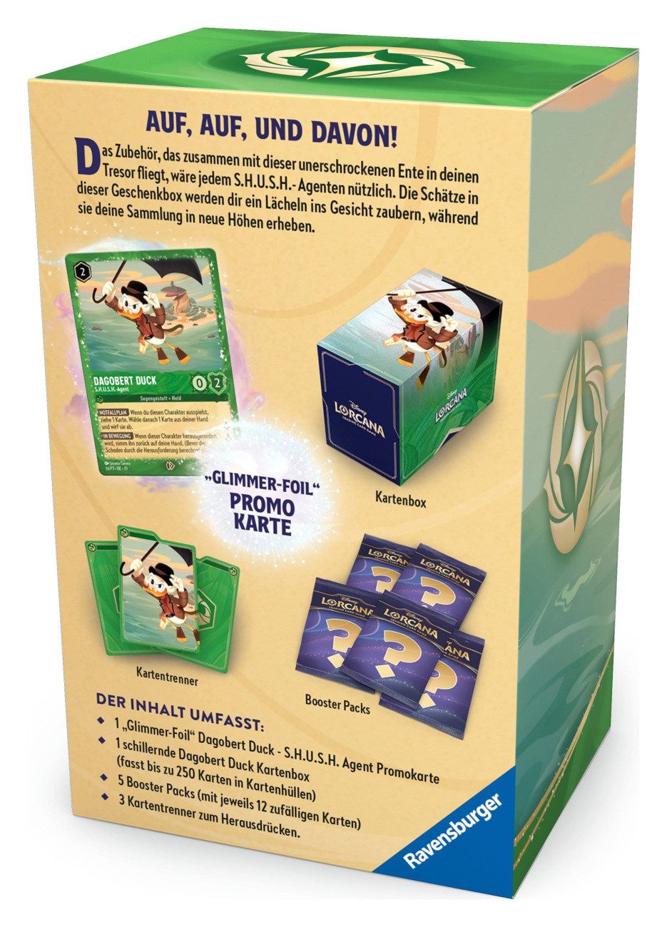 Ravensburger Sammelkarte Disney Lorcana TCG Dagobert Duck Geschenkbox *Deutsche Edition*