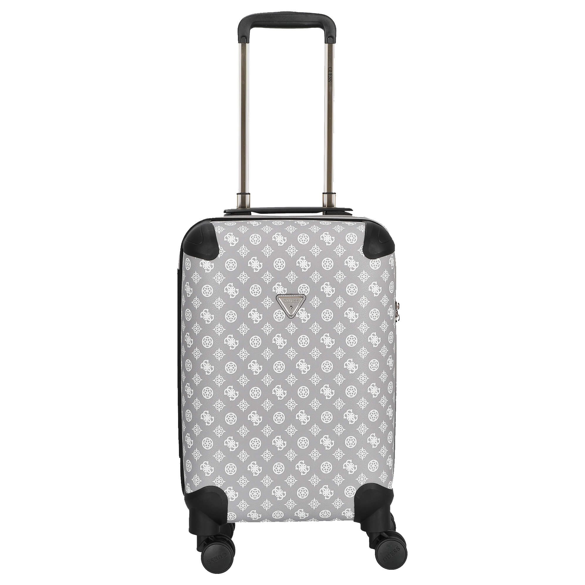 Guess Handgepäck-Trolley Wilder 18 IN - 4-Rollen-Kabinentrolley 53 cm (lavendar grey), 4 Rollen Rollen