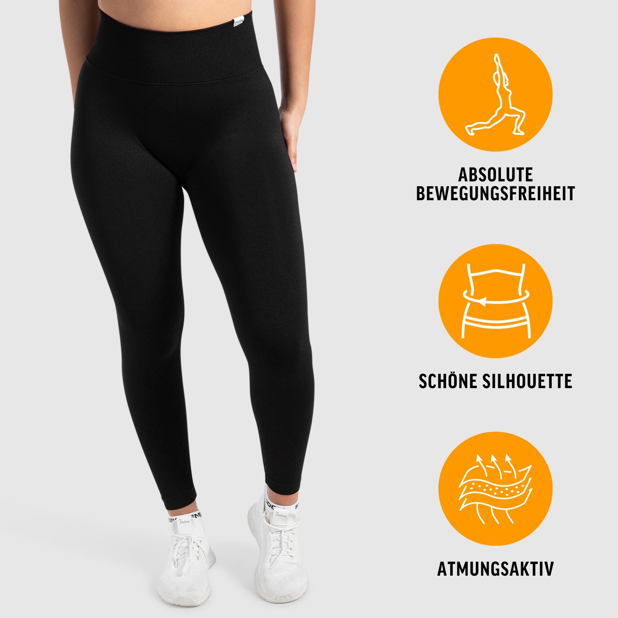 Smilodox Leggings Sena, Nahtlose High Waist Sportleggings mit V-Kontur & Sh günstig online kaufen