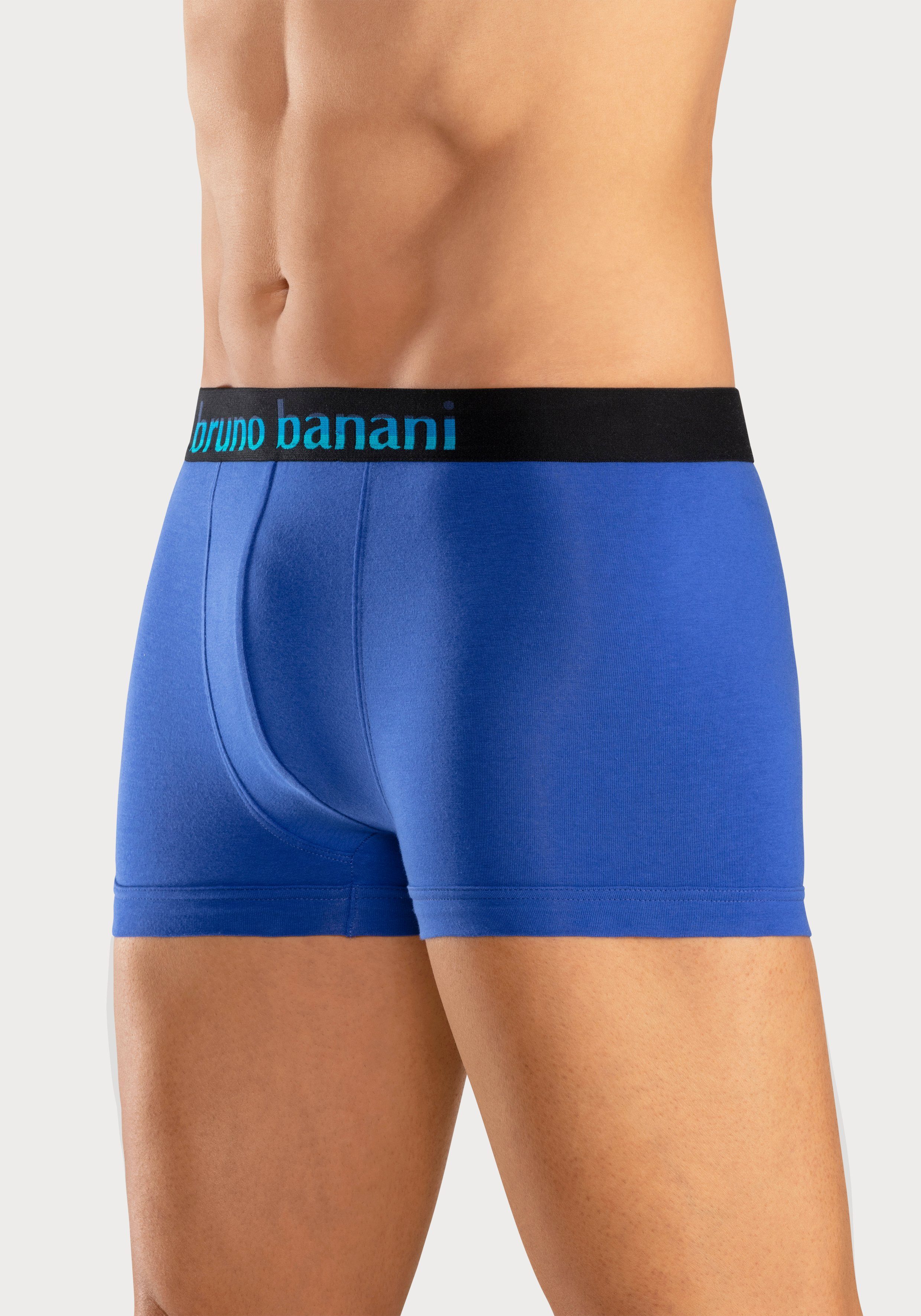 Bruno Banani Boxer Boxershorts für Herren (Packung, 5-St) mit Streifen Logo Webbund