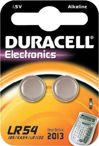 St) SR54 Duracell Pack Electronics Batterie, (2 2er