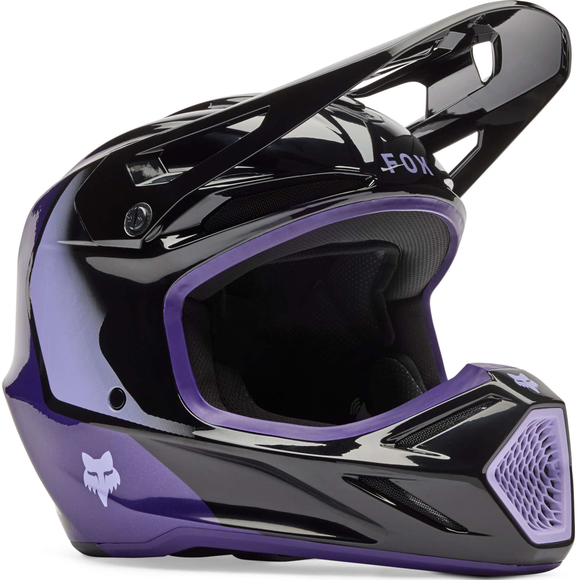 Fox Racing Motorradhelm V3 Spire Jugend Motocross Helm, vorbereitet für Kommunikationssystem
