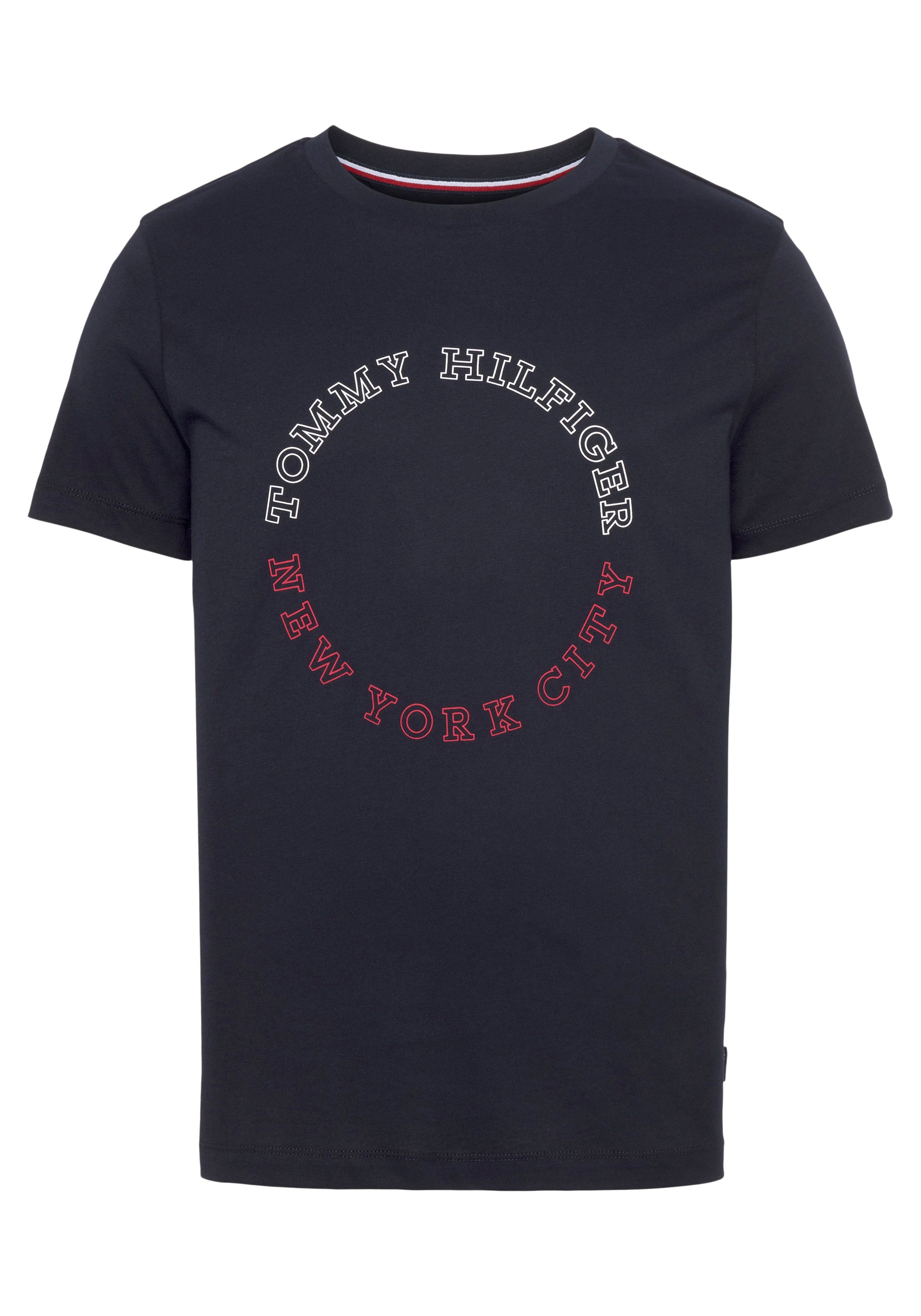 Tommy Hilfiger T-Shirt MONOTYPE ROUNDLE TEE des.sky