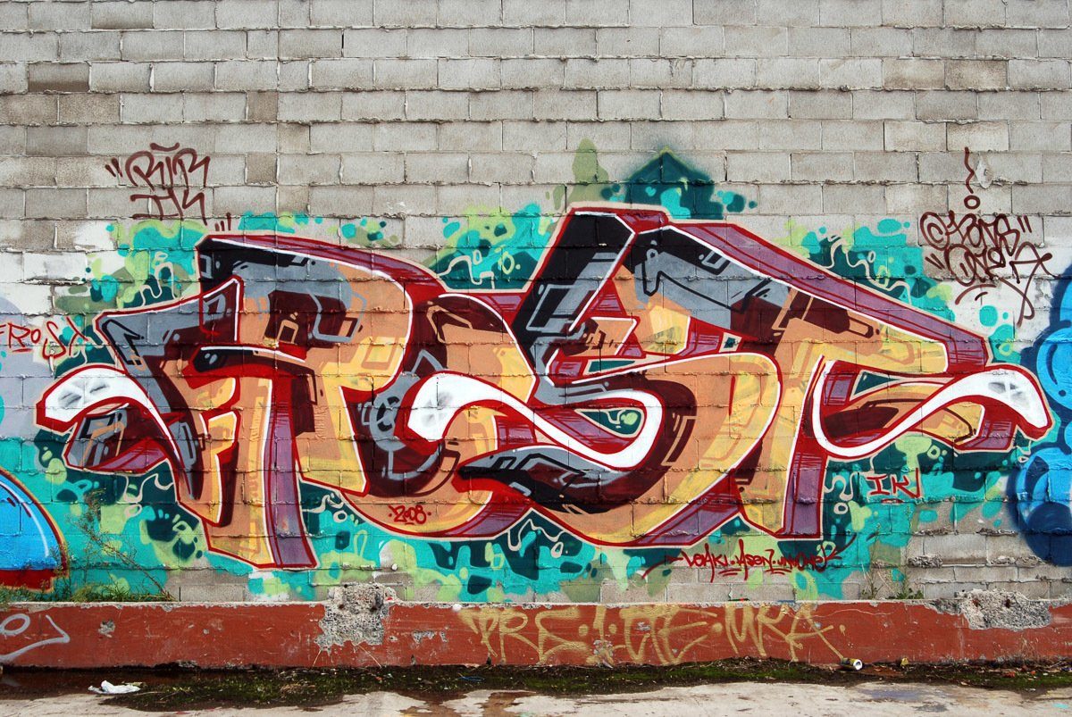 Papermoon Fototapete Graffiti Street Art
