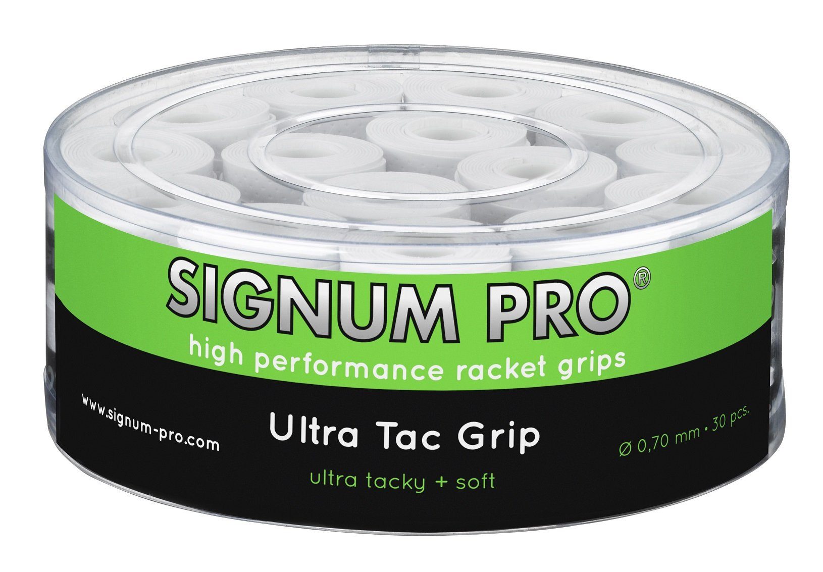 Signum Pro Griffband Overgrip UltraTac 0.70mm weiss 30er Box