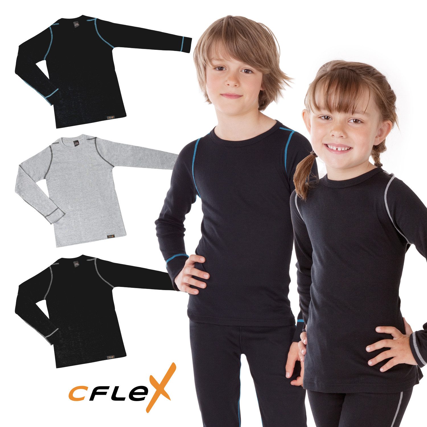 CFLEX Thermohose POLARDRY Kinder Ski- & Thermowäsche Set - Warme Unterwäsche