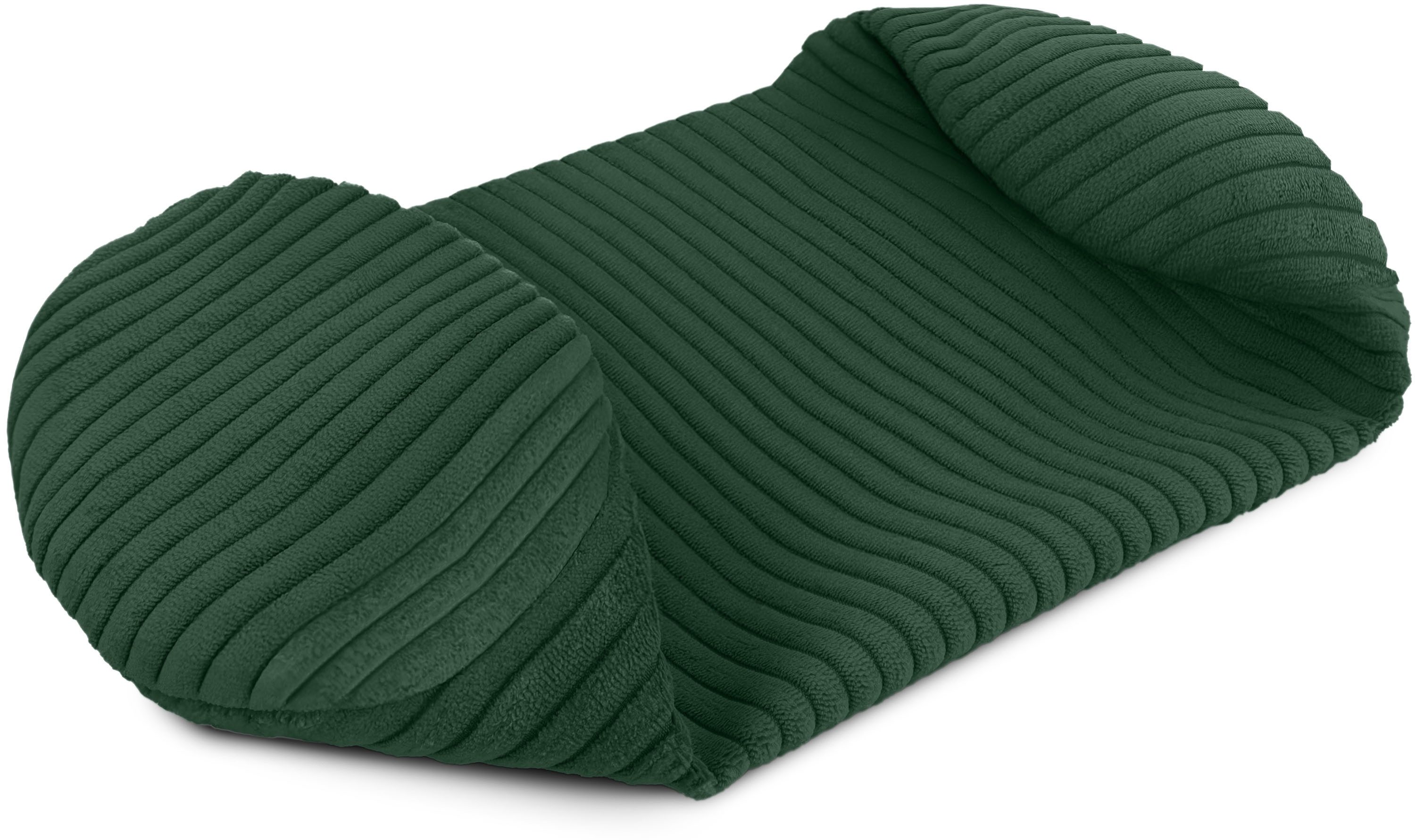 Amilian Nackenrollenbezug 15x40 cm - Ersatzbezug für Nackenrolle; Bettrolle; Kissenrolle, waschbarer Bezug mit verdecktem Zip für leichtes Abnehmen.