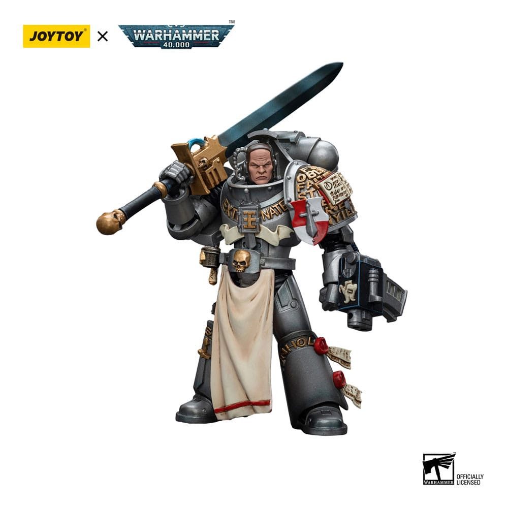 Actionfigur Joy Toy Warhammer 40k Grey Knights Strike Squad Justicar Actionfigur
