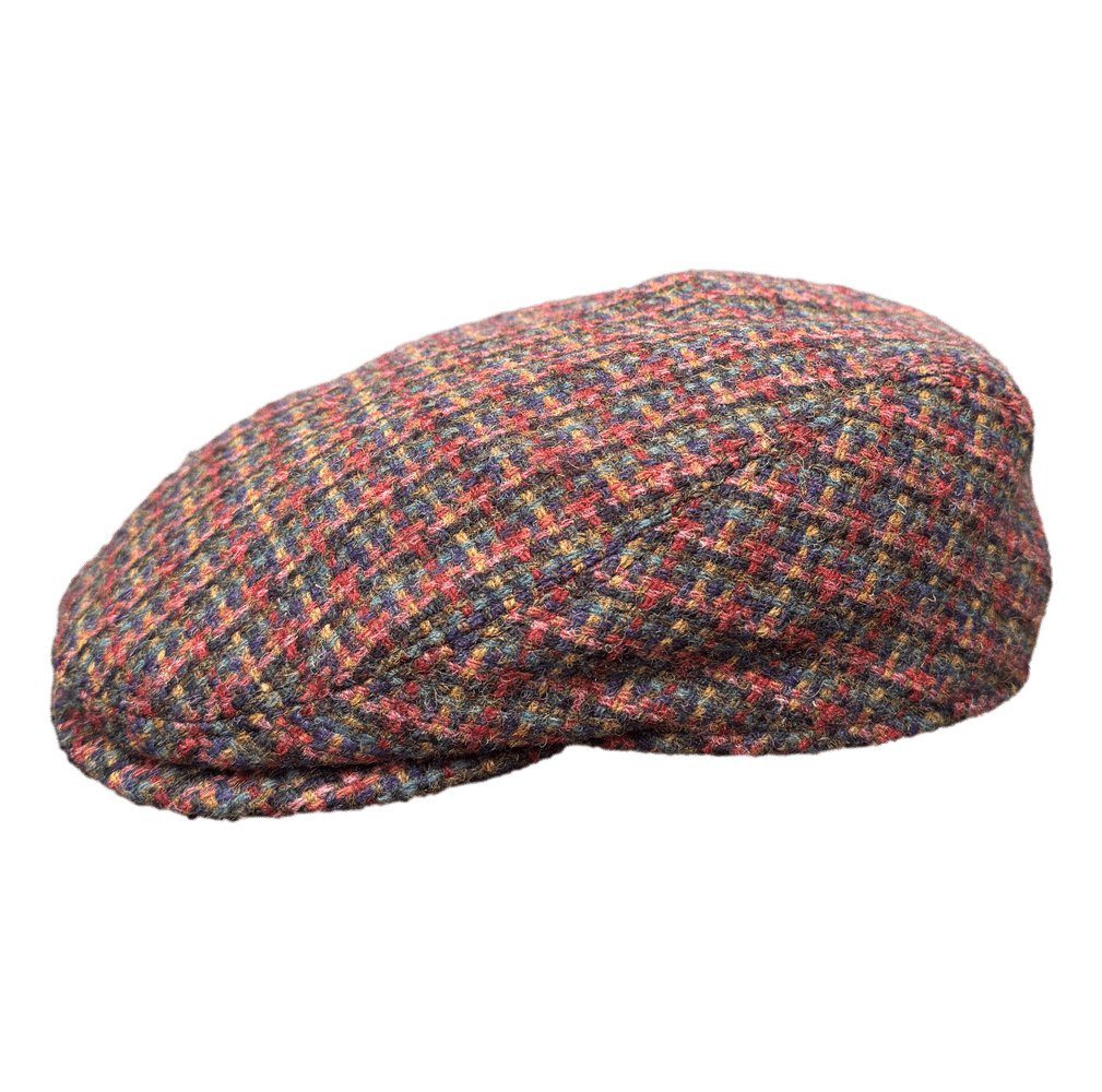 Schirmmütze Bullani Flatcap Harris Tweed Minikaro
