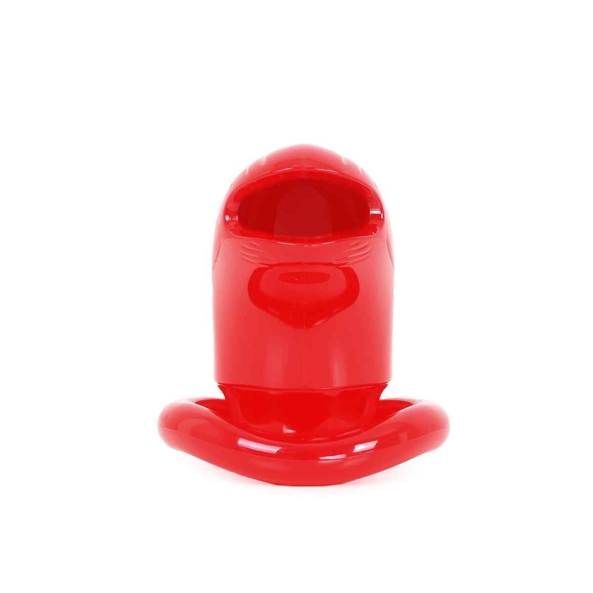 KIOTOS Peniskäfig Plastic anpassbarer Red, Cage Chastity Durchmesser