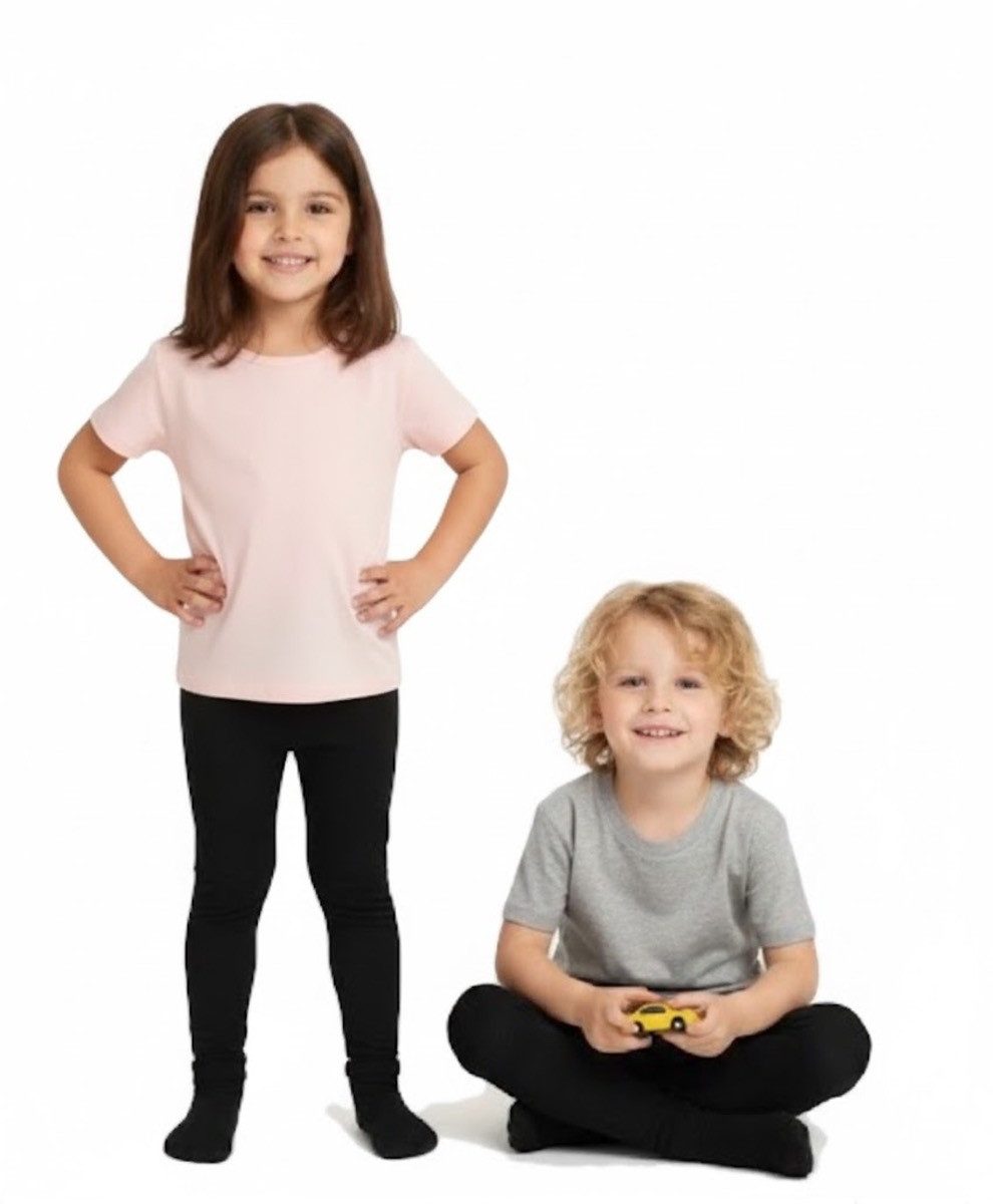 Cocain underwear Thermostrumpfhose 2 Warme Kinder Thermo Strumpfhose geflauscht Vollfrottee Innenfleece (2 St) warm weich flauschig