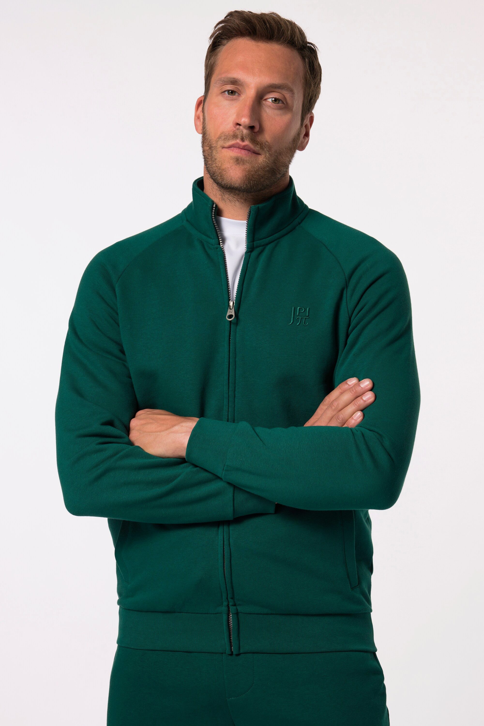 JP1880 Fleecejacke Sweatjacke Fitness Stehkragen bis günstig online kaufen