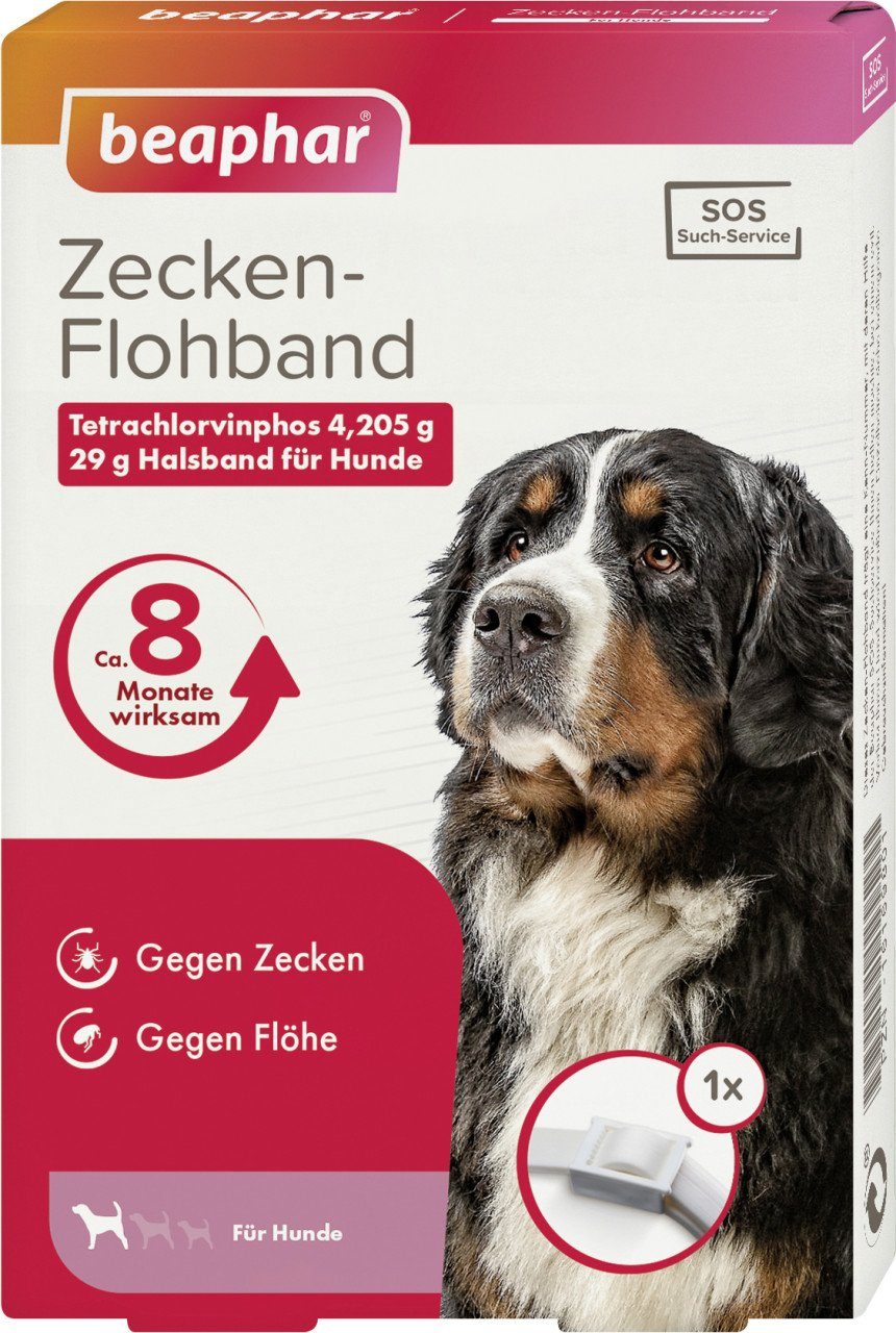 beaphar Flohhalsband Beaphar Zecken-Flohschutzband Hund 70 cm, Stoff