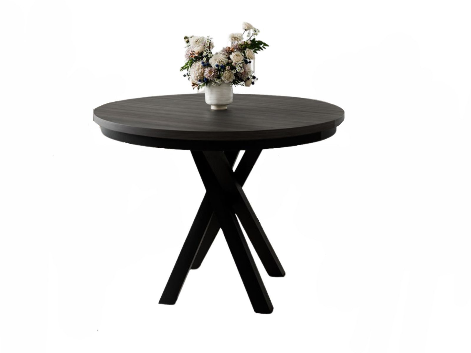 Compleo Esstisch Esszimmer, Modern, Japandi, Industrial - Küchentisch - Runder LOFTO, Esszimmertisch, Kaschmir, TOPSELLER