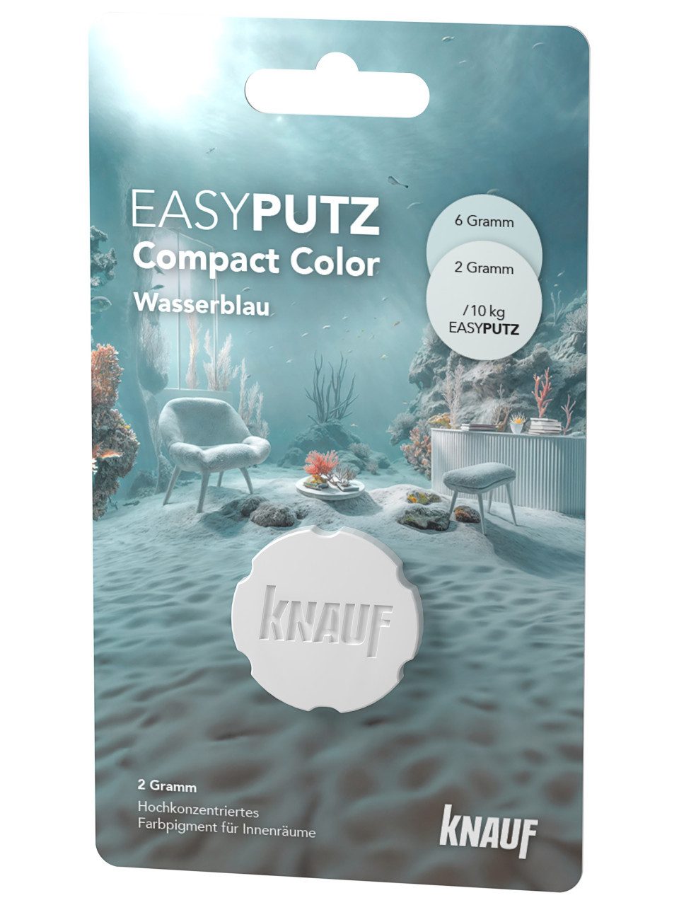KNAUF Gips-Kalk-Putz Knauf Farbpigment Compact Color wasserblau 6 g