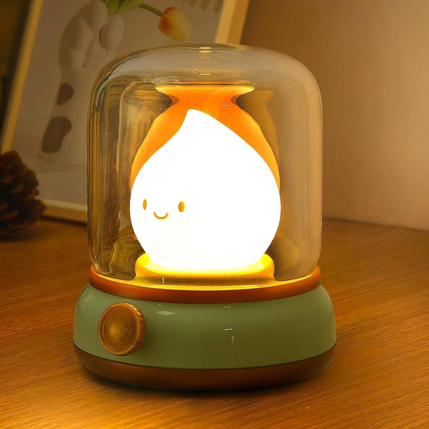 FELIXLEO LED Nachtlicht Nachttischlampe Nachtlicht Dimmbar Kabellose Campinglampe Timer