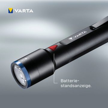 VARTA Taschenlampe Night Cutter F40 Premium (Set), 1000 Lumen Leuchtstärke, vier Leuchtmodi, schwarz