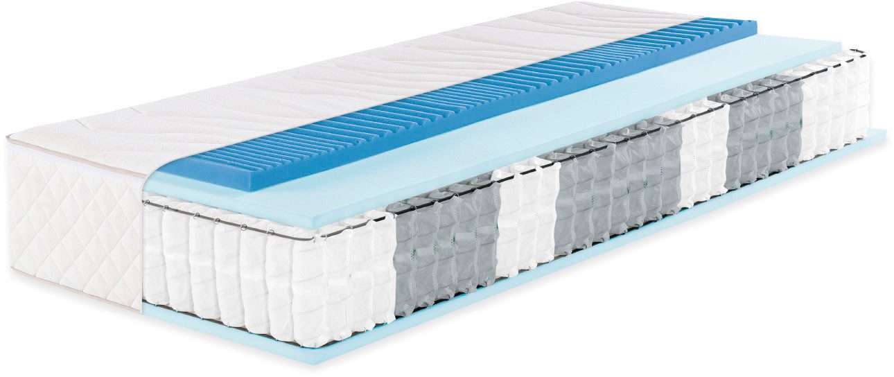 Taschenfederkernmatratze fan Boxspringmatratze m. Thermogelauflage, fan, günstig online kaufen