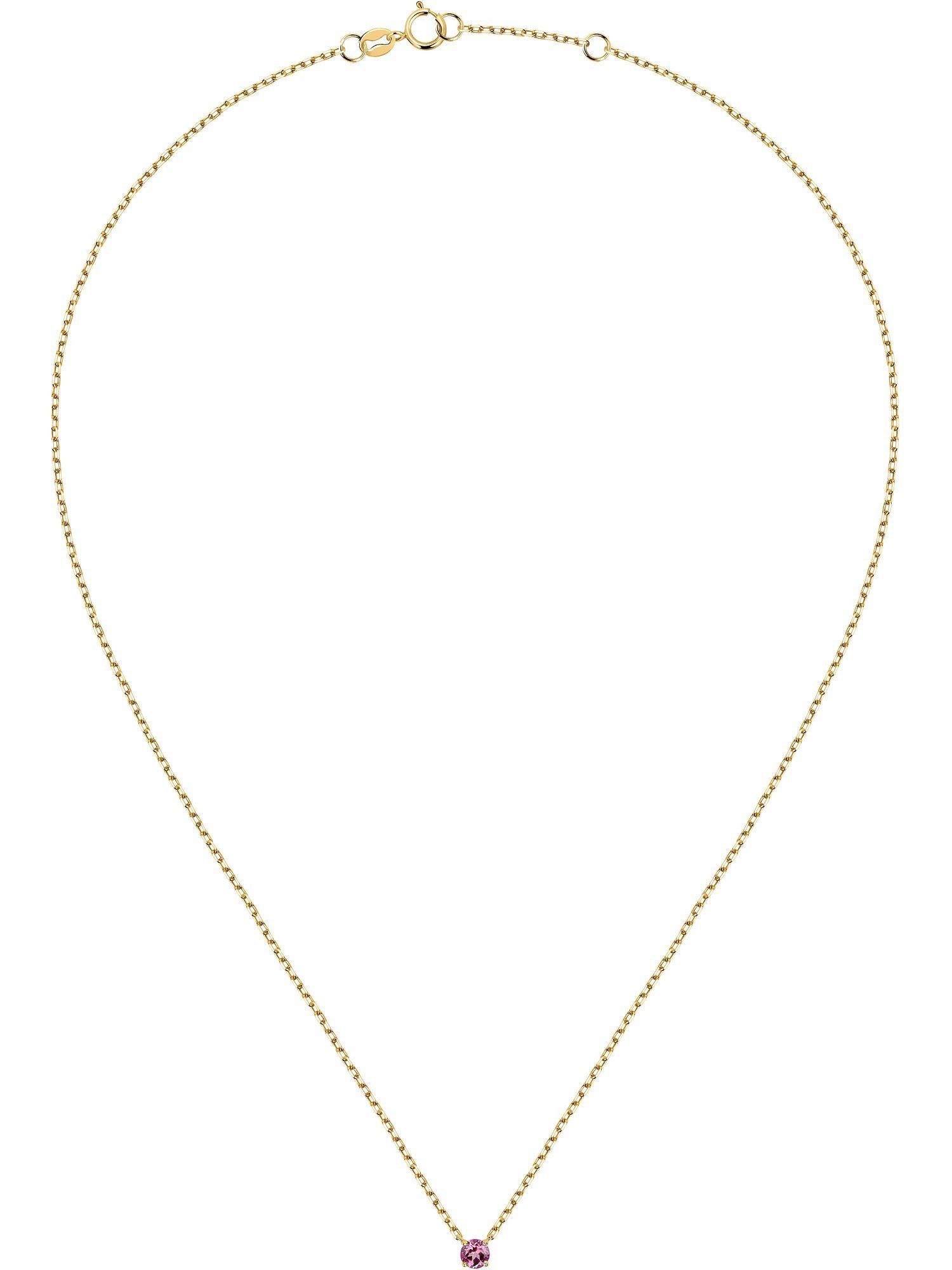 CHRIST Collier CHRIST Damen-Kette 375er Gelbgold 1 Topas günstig online kaufen