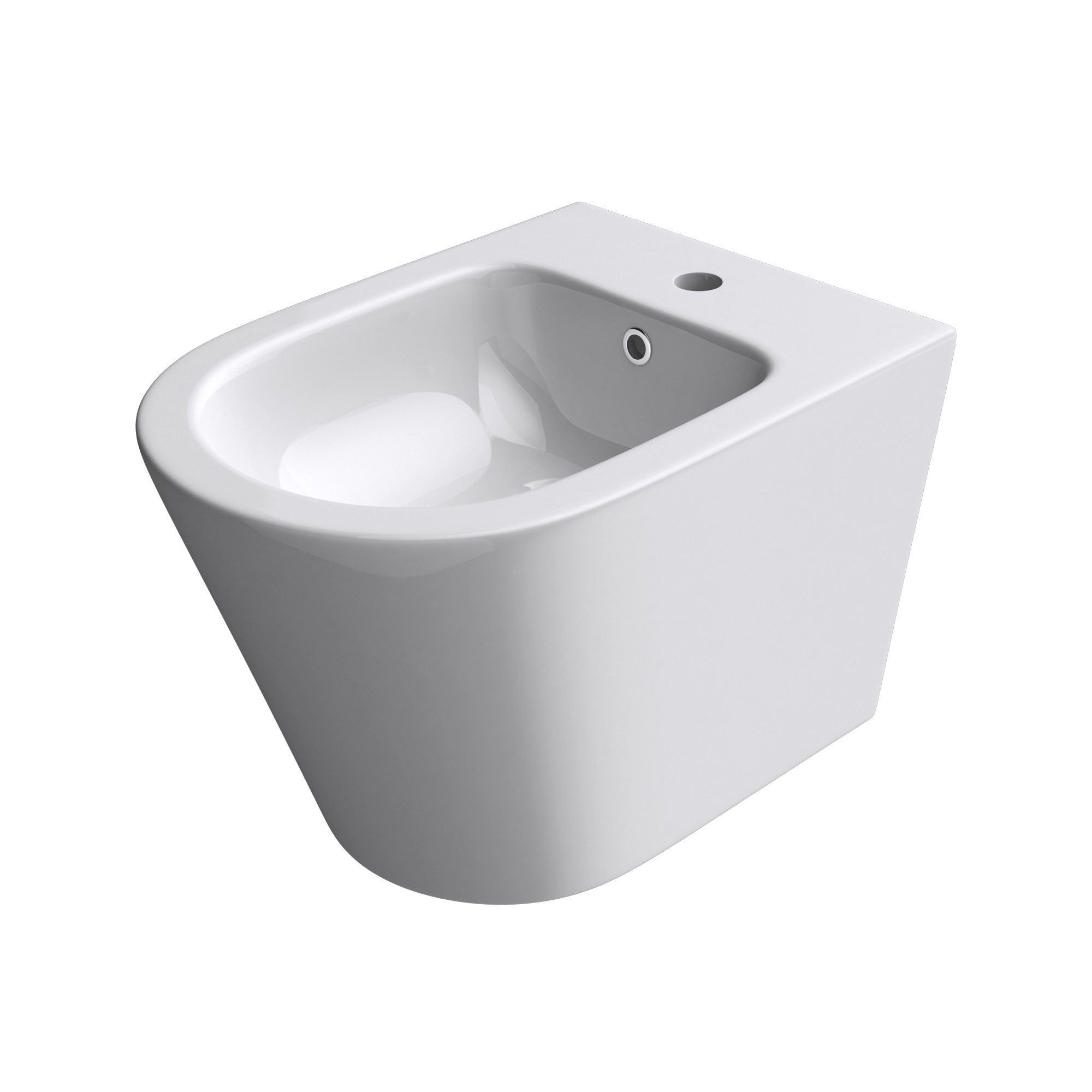 Mai & Mai Bidet Wand Bidet Keramik Bidet Hänge-Bidet WC-Bidet Formschön Weiß