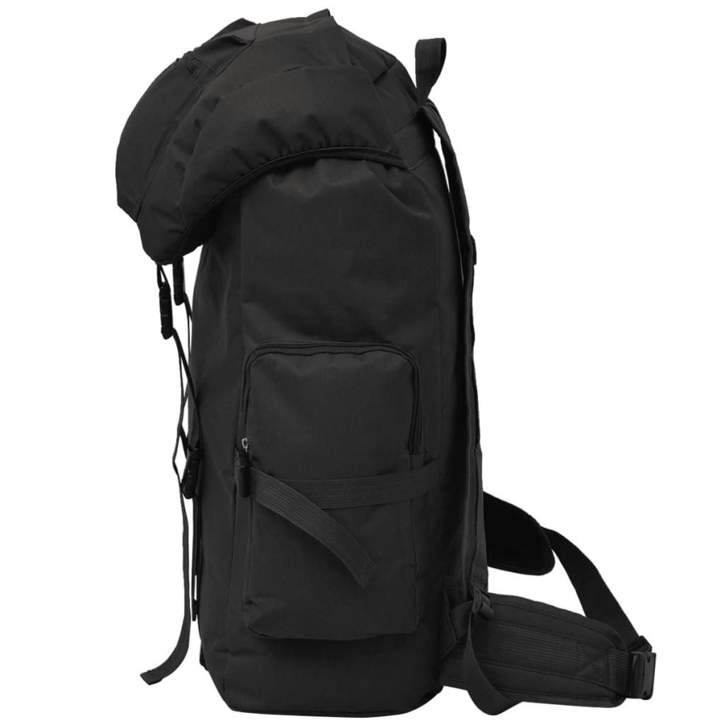 vidaXL Wanderrucksack 65 L Armeerucksack Rucksack Freizeitrucksack Wanderrucksack 65 L Schwa