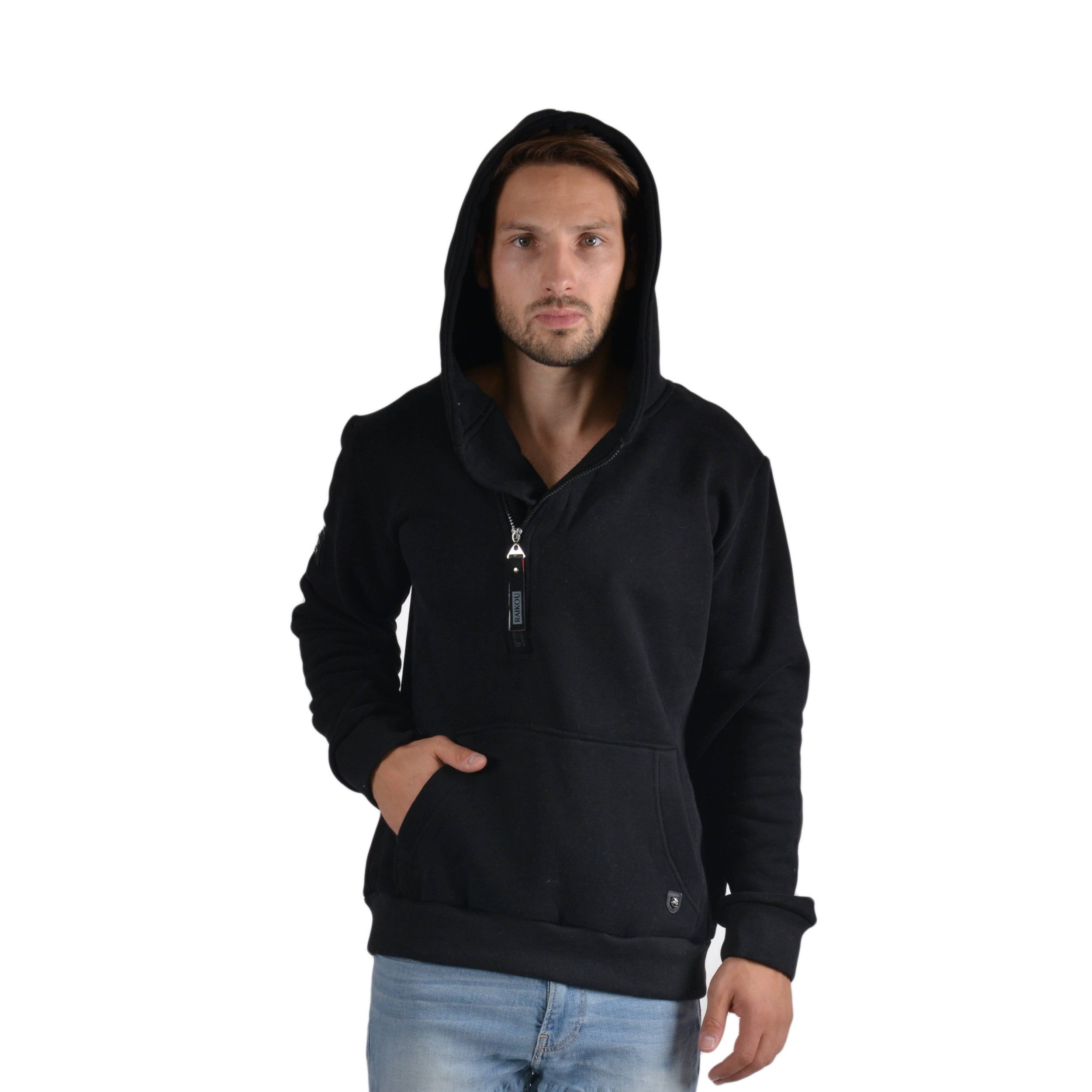 M-Diamant Sweatjacke Pullover Winterjacke Sweatjacken Modern Hoodie mit Kapuze Unisex Fleece-Innenseite Verstellbare Kapuze
