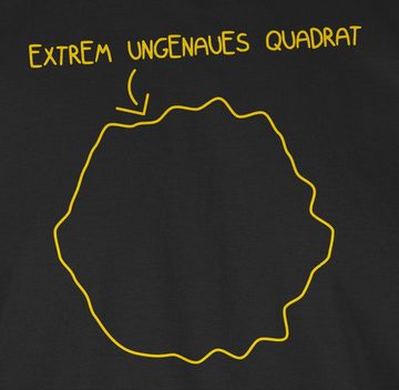 Shirtracer T-Shirt Extrem ungenaues Quadrat Sprüche Statement mit Spruch