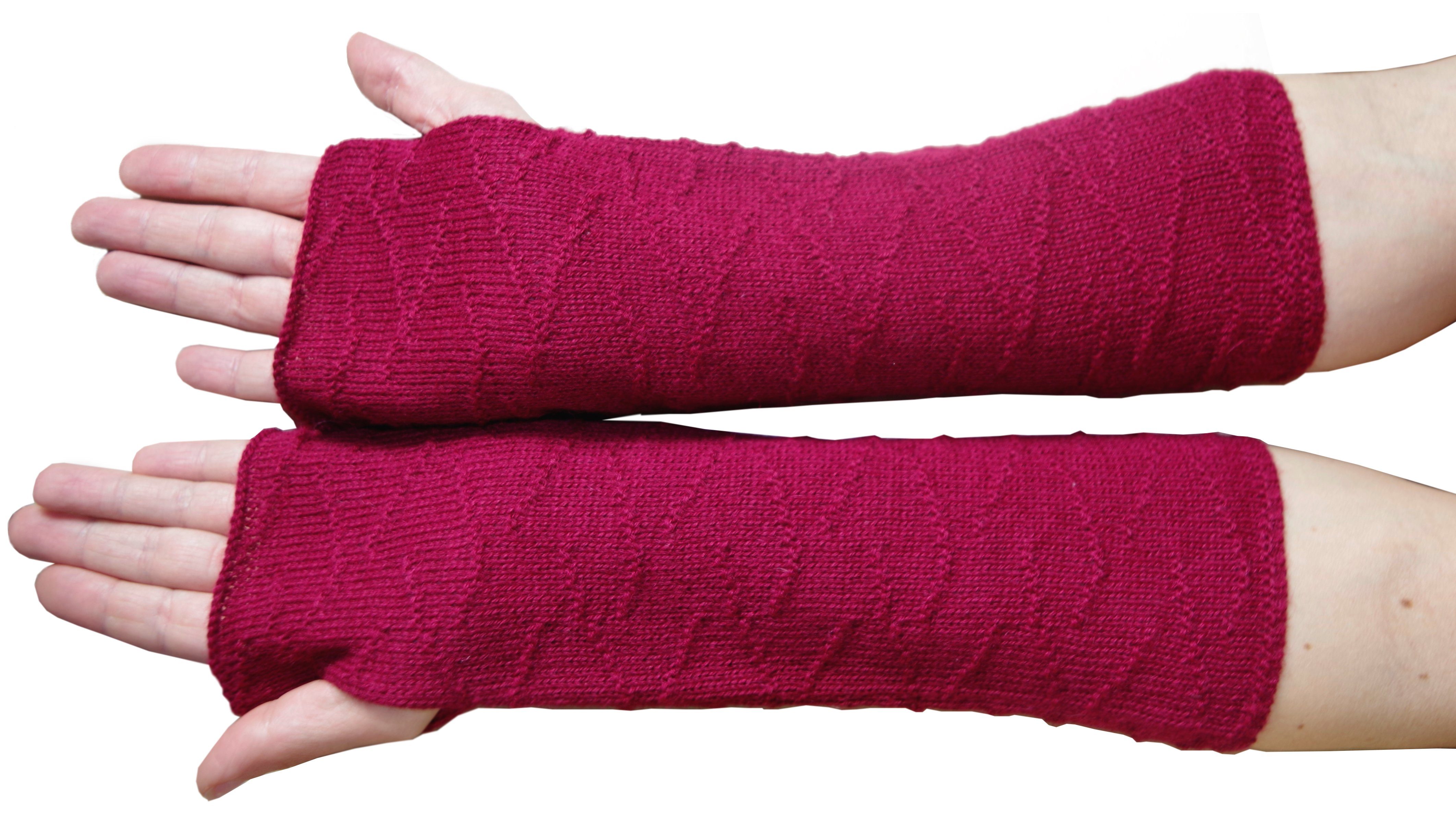 Posh Gear Armstulpen Alpaka Handstulpen 100% Alpakawolle