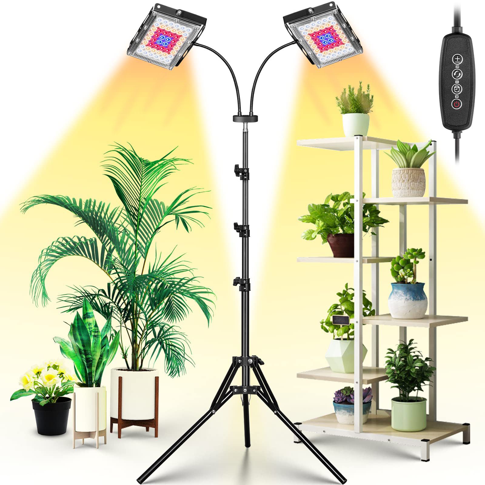 LMaxhome Pflanzenlampe LED Vollspektrum Dimmbar Pflanzenlicht günstig online kaufen
