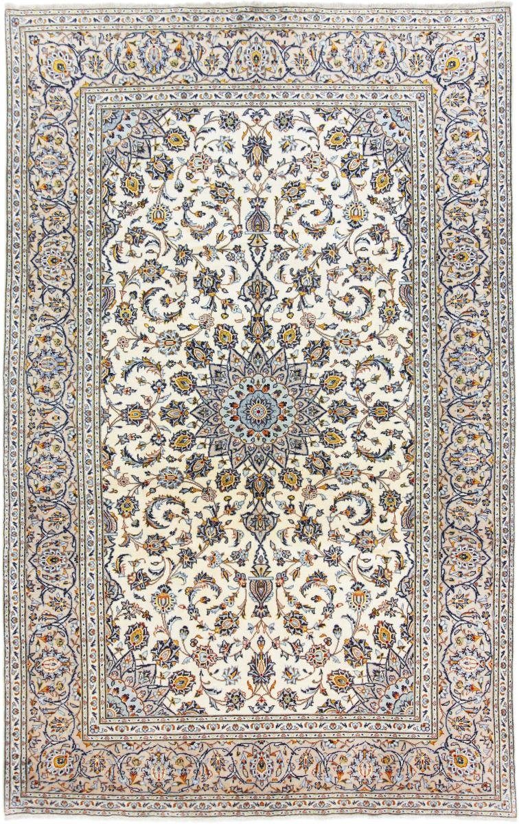 Orientteppich Keshan 191x309 Handgeknüpfter Orientteppich / Perserteppich, Nain Trading, rechteckig, Höhe: 12 mm