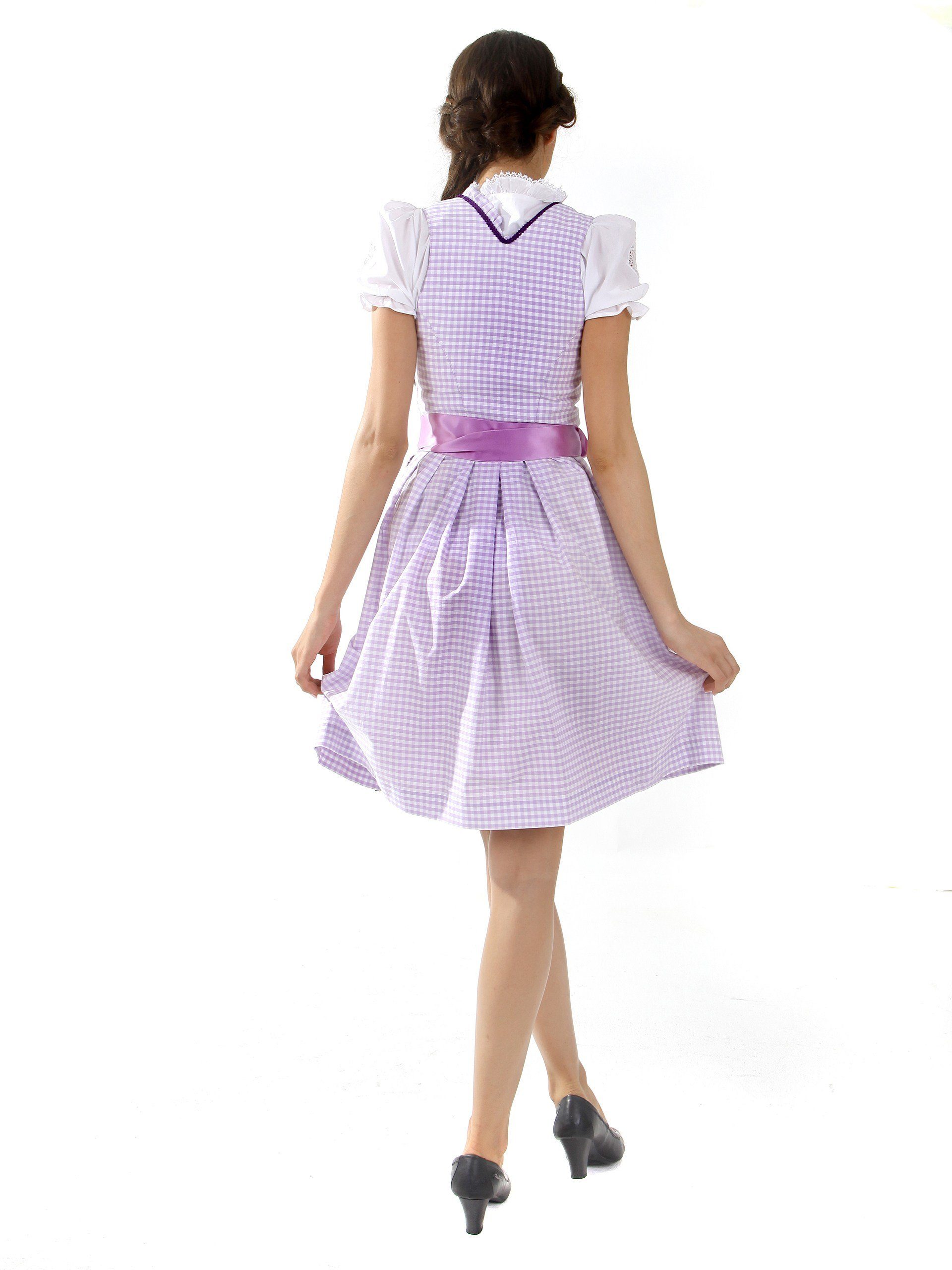 Almbock Dirndl Mini Dirndl Camille (2-tlg) lila (exclusive)