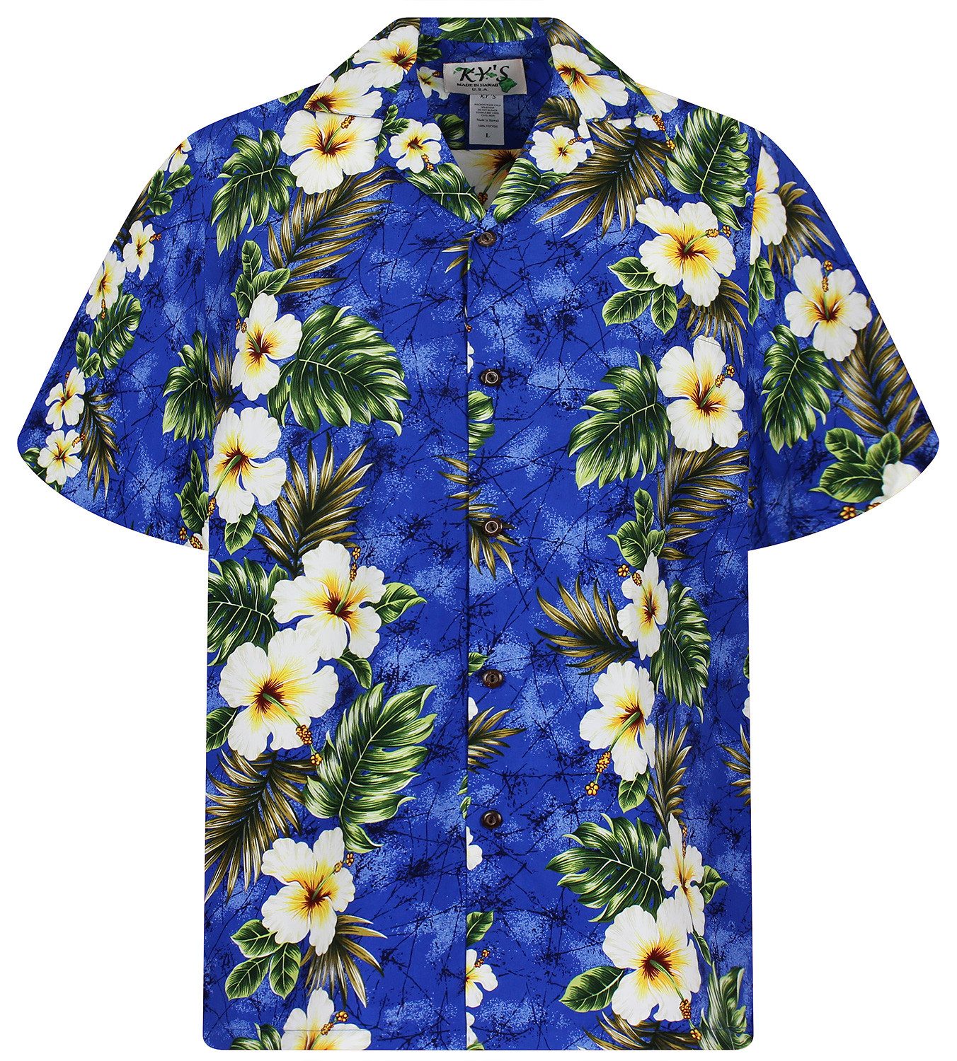KY's Hawaiihemd 3-Farben Original Hawaiihemd mit günstig online kaufen
