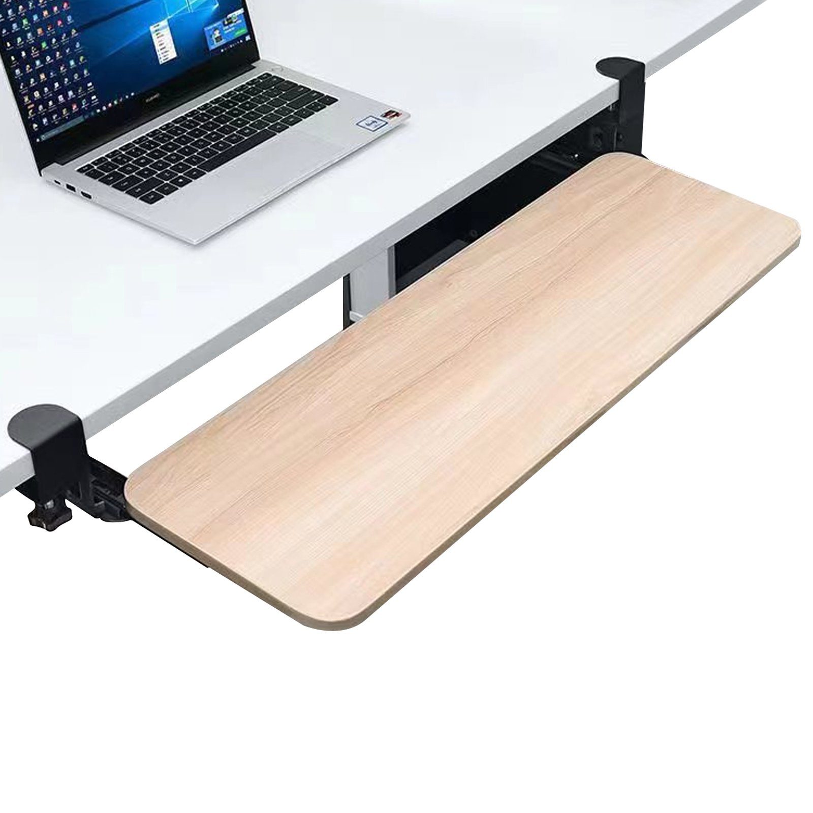 TWSOUL Tastaturablage unter dem Schreibtisch, Halterung, (65*24cm)