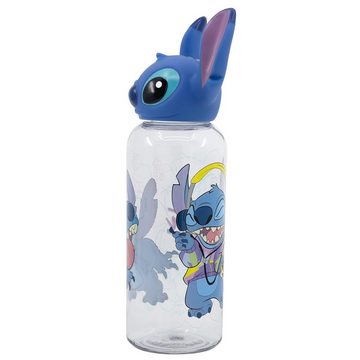 Sarcia.eu Trinkflasche Stitch Disney Transparente Plastikflasche 560ml