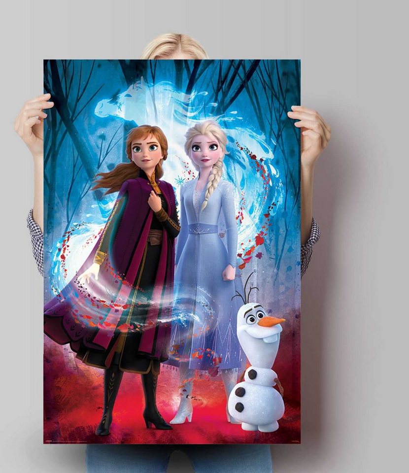 Reinders! Poster »Poster Frozen 2 Anna - Elsa - Olaf - Disney«, Film (1 Stück)-HomeTrends