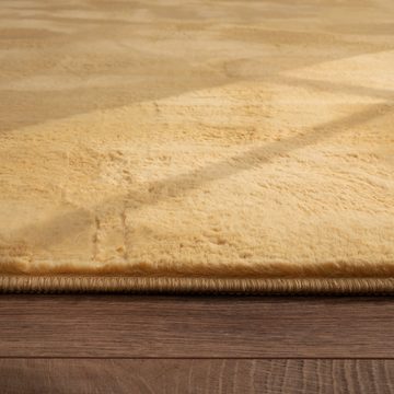 Hochflor-Teppich Teppich Wohnzimmer Waschbar Kunstfell Shaggy Soft, Paco Home, Läufer, Höhe: 26 mm